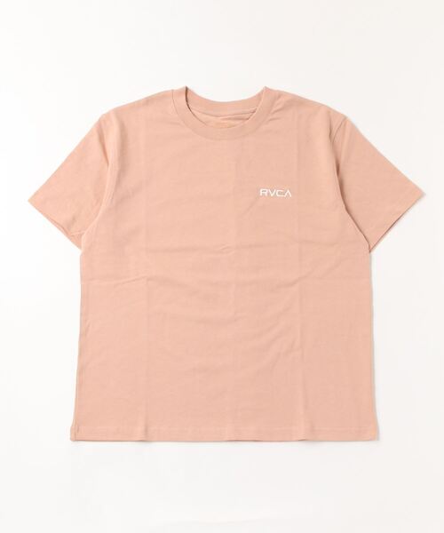 RVCA(ルーカ)の「【ムラサキスポーツ限定】RVCA/ルーカ SOUVENIR SHORT SLEEV BD043-P20(Tシャツ/カットソー・レディース・ピンク/ホワイト×ブラック/ブラック×ブラック・L/M/S)」の4枚目の写真
