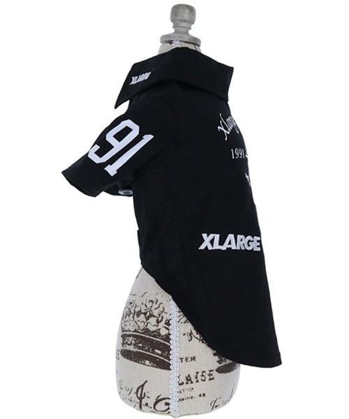XLARGE(エクストララージ)の「XLARGE/XLレーベルスーベニアワークシャツ(ペットウェア・メンズ・グレー/ブラック・3L/2L/S/M/XS/L)」の15枚目の写真