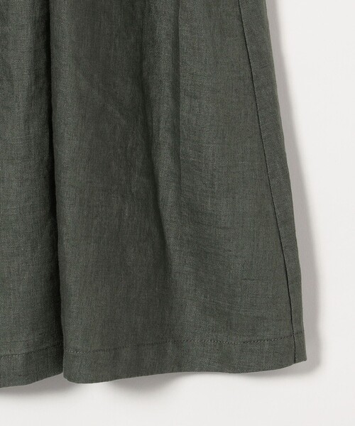 SHIPSany:〈洗濯機可能〉オーガニックリネンフレアスリーブワンピース