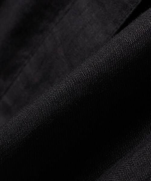 SHIPSany:〈洗濯機可能〉オーガニックリネンフレアスリーブワンピース