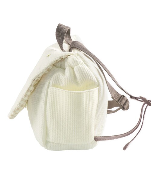 BRANSHES(ブランシェス)の「【ベビー】ベビーワッフルリュック(その他ベビー用品・キッズ・ブラウン/ピンク/アイボリー・FREE)」の8枚目の写真