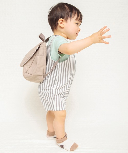 BRANSHES(ブランシェス)の「【ベビー】ベビーワッフルリュック(その他ベビー用品・キッズ・ブラウン/ピンク/アイボリー・FREE)」の6枚目の写真