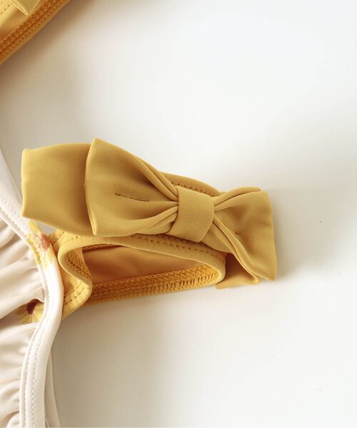 apres les cours（アプレレクール）の「【UVカット/一部リンク可能】さくらんぼ・ひまわり柄ワンピース水着（水着・キッズ・ピンク/アイボリー・140/110/80/90/100/120/130）」の14枚目の写真