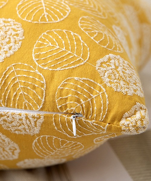 LAFFMO(ラフモ)の「クッション&クッションカバーセット 45×45(クッション/クッションカバー・レディース・アイボリー/グレー/ホワイト/イエロー・FREE)」の9枚目の写真