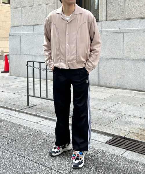 CPCM(シーピーシーエム)の「配色パイピングギャバジャケット(テーラードジャケット・メンズ・ベージュ/ブラック・MEDIUM/LARGE)」の15枚目の写真