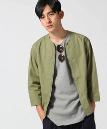 RAGEBLUE | ＜WEB限定価格＞ノーカラーZIPブルゾン7分袖/564565(ブルゾン)