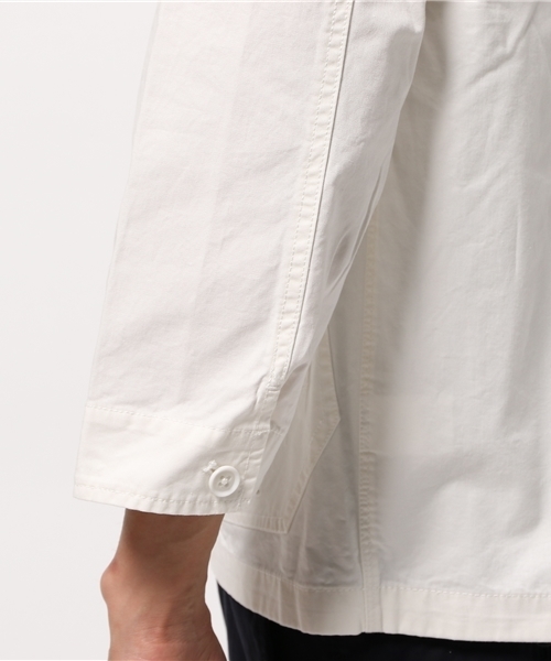 RAGEBLUE（レイジブルー）の「＜WEB限定価格＞ノーカラーZIPブルゾン7分袖/564565（ブルゾン・メンズ・オリーブ/ホワイト・LARGE/MEDIUM）」の8枚目の写真