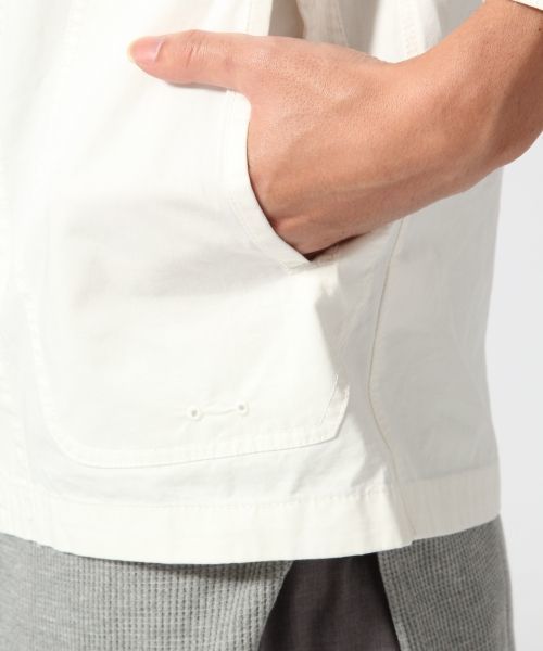 RAGEBLUE（レイジブルー）の「＜WEB限定価格＞ノーカラーZIPブルゾン7分袖/564565（ブルゾン・メンズ・オリーブ/ホワイト・LARGE/MEDIUM）」の18枚目の写真