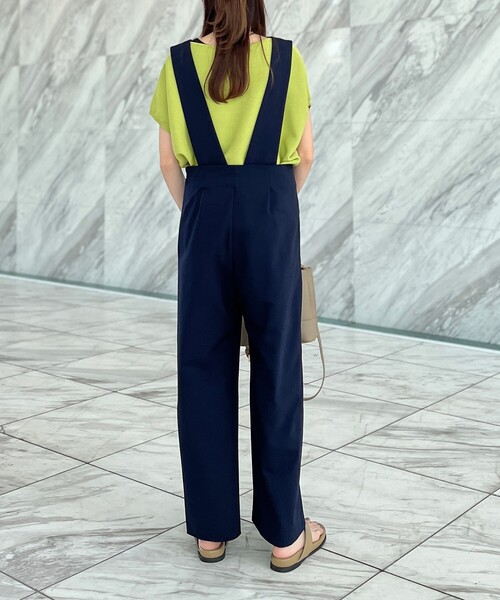 THE SHOP TK (ザ ショップ ティーケー )の「◆【1枚でサマになる/洗える】マリンテイストサロペット(サロペット/オーバーオール・レディース・ライトベージュ/ネイビー・12/13)」の20枚目の写真