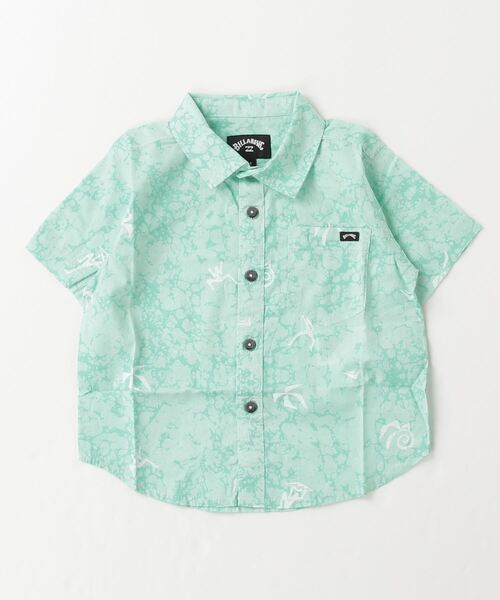 BILLABONG(ビラボン)の「BILLABONG キッズ SUNDAYS MINI SS 半袖シャツ (90~130) 【2023年春夏モデル】/ビラボンキッズ半袖シャツ(シャツ/ブラウス・キッズ・ナチュラル/ミント・90/100/110/120/130)」の2枚目の写真