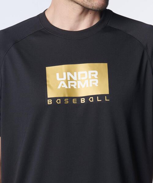 UNDER ARMOUR(アンダーアーマー)の「UAテック ショートスリーブTシャツ(ベースボール/メンズ)(タンクトップ・メンズ・ブラック・M/XXL/XL/S/L/3XL)」の4枚目の写真