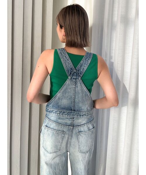 GYDA（ジェイダ）の「GG embroidery テレコタンクトップ（タンクトップ・レディース・ブラック/オフホワイト/グリーン・FREE）」の7枚目の写真