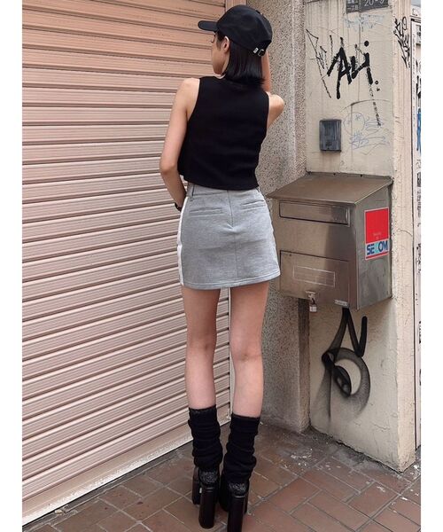 GYDA（ジェイダ）の「GG embroidery テレコタンクトップ（タンクトップ・レディース・ブラック/オフホワイト/グリーン・FREE）」の22枚目の写真