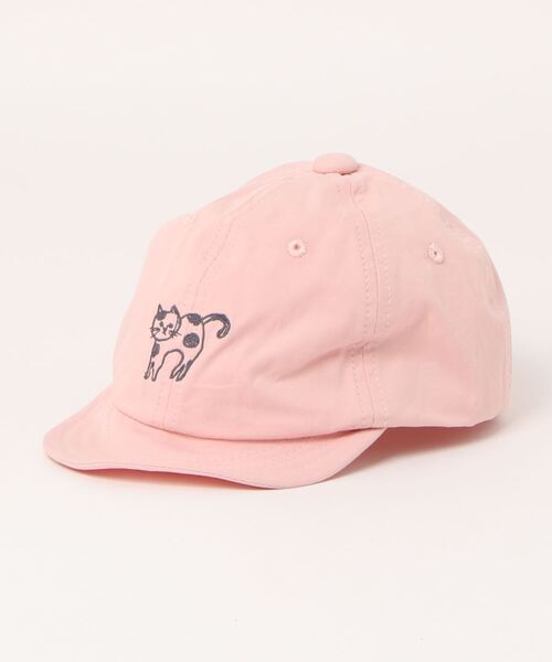 NEEDLE WORKS（ニードルワークス）の「ねこ刺繍ギャバCAP