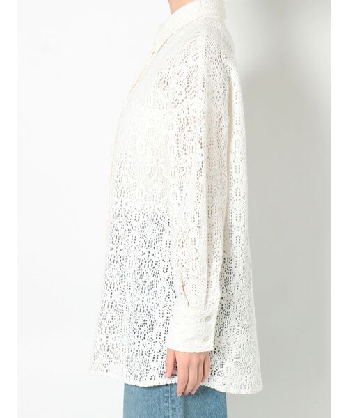 Ungrid(アングリッド)の「レースルーズシャツ(シャツ/ブラウス・レディース・オフホワイト/オレンジ系その他・FREE)」の16枚目の写真