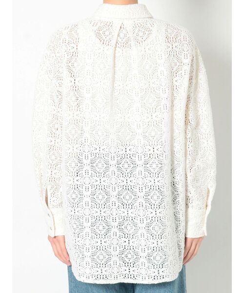 Ungrid(アングリッド)の「レースルーズシャツ(シャツ/ブラウス・レディース・オフホワイト/オレンジ系その他・FREE)」の10枚目の写真