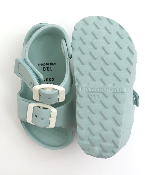 apres les cours（アプレレクール）の「【パステルカラー】EVAサンダル（サンダル・キッズ・ラベンダー/ベージュ/サックスブルー/チャコール/ピンク・13/19/17/18/15 /16/14）」の22枚目の写真