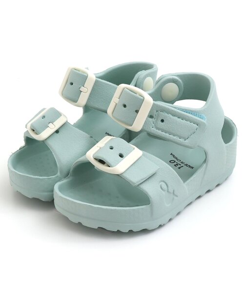 apres les cours（アプレレクール）の「【パステルカラー】EVAサンダル（サンダル・キッズ・ラベンダー/ベージュ/サックスブルー/チャコール/ピンク・13/19/17/18/15 /16/14）」の7枚目の写真