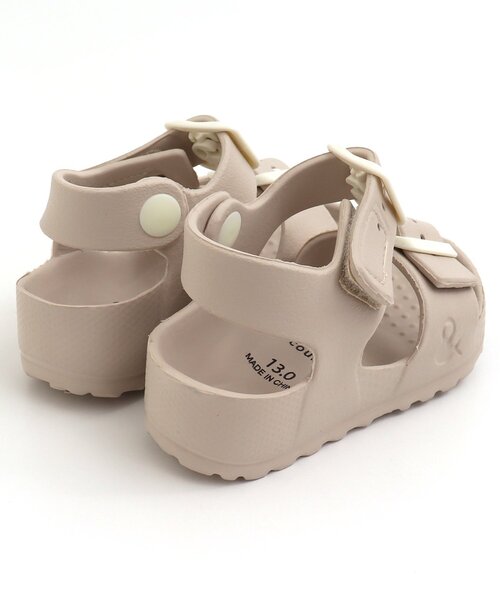 apres les cours（アプレレクール）の「【パステルカラー】EVAサンダル（サンダル・キッズ・ラベンダー/ベージュ/サックスブルー/チャコール/ピンク・13/19/17/18/15 /16/14）」の8枚目の写真