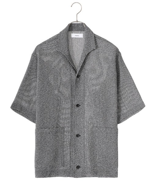 marka（マーカ）の「marka / マーカ：CARDIGAN：M23A-16CS02B[COR]（ポロシャツ・メンズ・グリーン系その他/ホワイト×ブラック・1/2）」の10枚目の写真