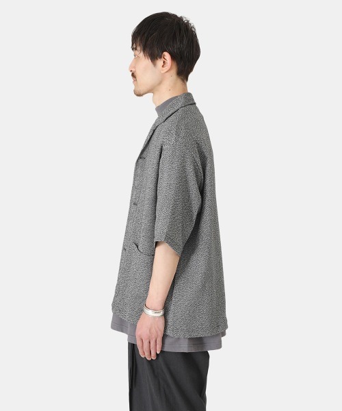 marka（マーカ）の「marka / マーカ：CARDIGAN：M23A-16CS02B[COR]（ポロシャツ・メンズ・グリーン系その他/ホワイト×ブラック・1/2）」の11枚目の写真