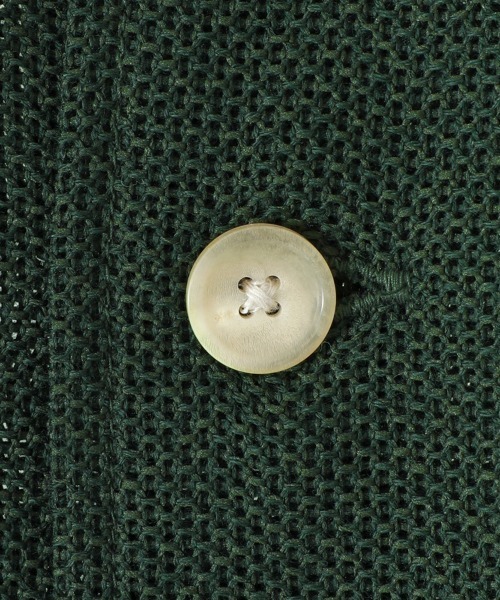 marka（マーカ）の「marka / マーカ：CARDIGAN：M23A-16CS02B[COR]（ポロシャツ・メンズ・グリーン系その他/ホワイト×ブラック・1/2）」の20枚目の写真