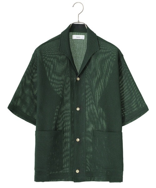marka（マーカ）の「marka / マーカ：CARDIGAN：M23A-16CS02B[COR]（ポロシャツ・メンズ・グリーン系その他/ホワイト×ブラック・1/2）」の18枚目の写真