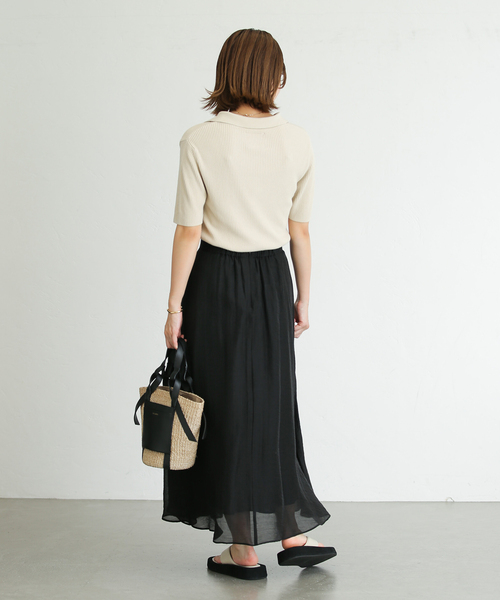 La TOTALITE（ラトータリテ）の「タックフレアスカート