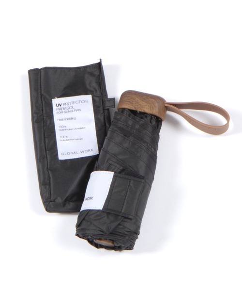 GLOBAL WORK（グローバルワーク）の「晴雨兼用/OR日傘折り畳みタイニー/174951（折りたたみ傘・レディース・ライトブルー/ライトイエロー/ブラック/ベージュ/ライトグリーン/パープル系その他2・FREE）」の9枚目の写真