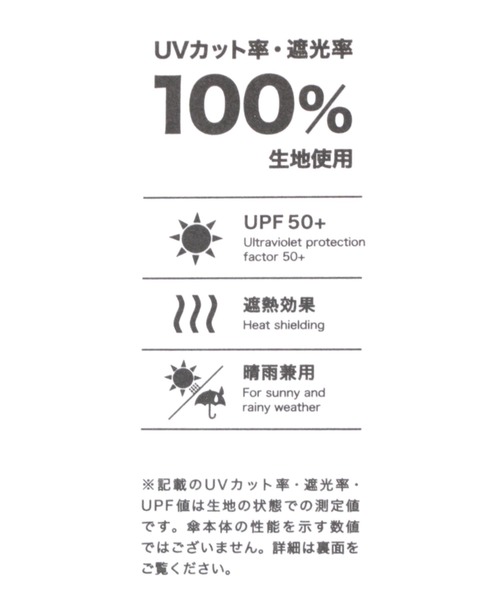 GLOBAL WORK（グローバルワーク）の「晴雨兼用/OR日傘折り畳みタイニー/174951（折りたたみ傘・レディース・ライトブルー/ライトイエロー/ブラック/ベージュ/ライトグリーン/パープル系その他2・FREE）」の22枚目の写真