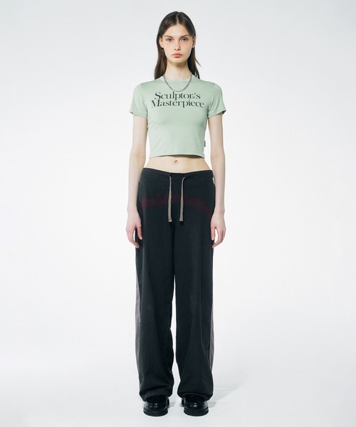 SCULPTOR（スカルプター）の「Masterpiece Crop Tee/マスターピースクロップT（Tシャツ/カットソー・レディース・ライトグリーン/ホワイト/ブラック・MEDIUM/SMALL）」の14枚目の写真