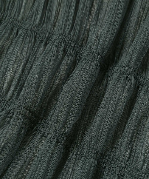 M TO R（ムウトアール）の「［BLOUSE］SHIRRED TULLE BLOUSE（シャツ/ブラウス・レディース・ブラック/ピンク/イエロー/モスグリーン・FREE）」の22枚目の写真