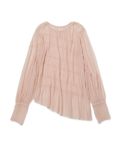 M TO R（ムウトアール）の「［BLOUSE］SHIRRED TULLE BLOUSE（シャツ/ブラウス・レディース・ブラック/ピンク/イエロー/モスグリーン・FREE）」の15枚目の写真