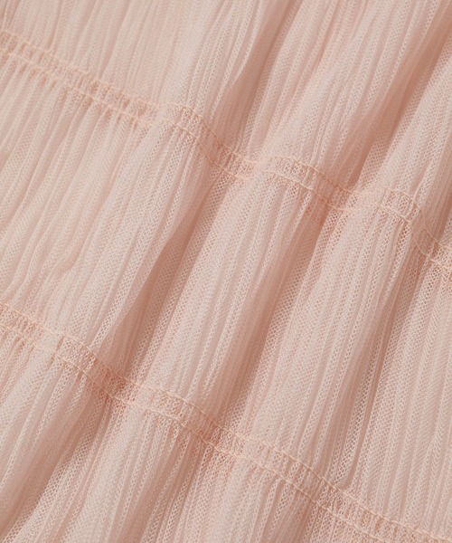 M TO R（ムウトアール）の「［BLOUSE］SHIRRED TULLE BLOUSE（シャツ/ブラウス・レディース・ブラック/ピンク/イエロー/モスグリーン・FREE）」の19枚目の写真