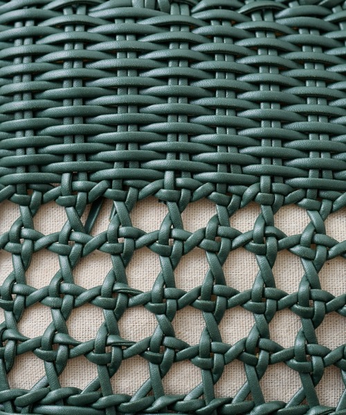 BEARDSLEY（ビアズリー）の「メッシュトート（トートバッグ・レディース・グリーン/ダークブラウン・FREE）」の7枚目の写真