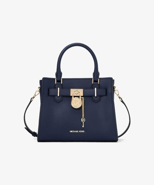 MICHAEL KORS(マイケルコース)の「LANDON サッチェル スモール(ハンドバッグ・レディース・ネイビー・FREE)」の1枚目の写真