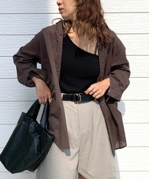 Q | コットンボイルスキッパーシャツ(シャツ/ブラウス)