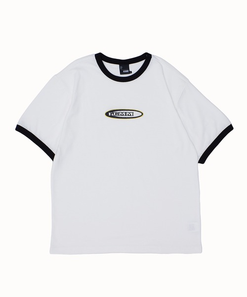 FCMM(エフシーエムエム)の「【日本限定アイテム】RINGER S/S TEE/リンガーショートスリーブT(Tシャツ/カットソー・メンズ・グレー/グリーン/ホワイト・LARGE/MEDIUM)」の1枚目の写真