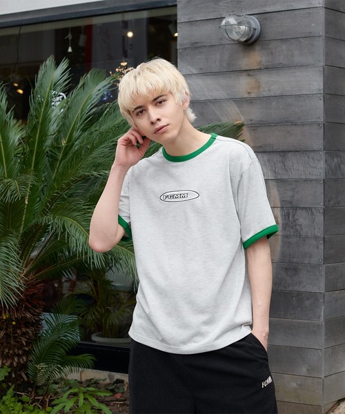 FCMM(エフシーエムエム)の「【日本限定アイテム】RINGER S/S TEE/リンガーショートスリーブT(Tシャツ/カットソー・メンズ・グレー/グリーン/ホワイト・LARGE/MEDIUM)」の12枚目の写真