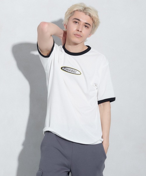 FCMM(エフシーエムエム)の「【日本限定アイテム】RINGER S/S TEE/リンガーショートスリーブT(Tシャツ/カットソー・メンズ・グレー/グリーン/ホワイト・LARGE/MEDIUM)」の11枚目の写真