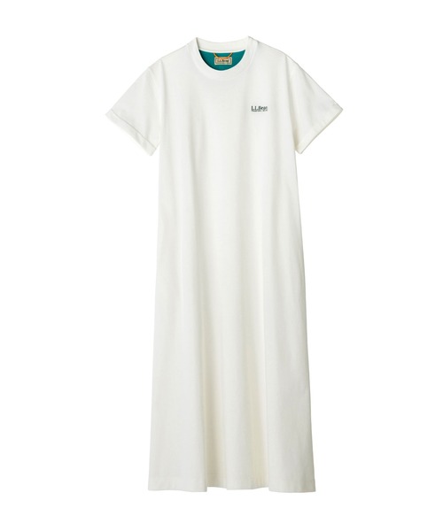 L.L.Bean(エルエルビーン)の「【JAPAN EDITION】ビーンズ・クルーネック・ドレス ジャパン・フィット(ワンピース・レディース・ブルー系その他/オフホワイト/ブラック/ブルー系その他2・MEDIUM)」の1枚目の写真