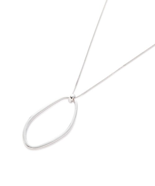 N.（N. Natural Beauty Basic）（エヌエヌナチュラルビューティーベーシック）の「オーバルポイントロングネックレス（ネックレス・レディース・シルバー/ゴールド・FREE）」の13枚目の写真
