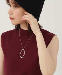 N.（N. Natural Beauty Basic） | オーバルポイントロングネックレス(ネックレス)