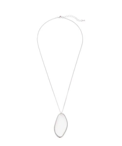 N.（N. Natural Beauty Basic）（エヌエヌナチュラルビューティーベーシック）の「オーバルポイントロングネックレス（ネックレス・レディース・シルバー/ゴールド・FREE）」の8枚目の写真