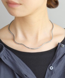 ANEMONE | ウェーブラインメタルチョーカー(ネックレス)