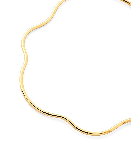 ANEMONE（アネモネ）の「ウェーブラインメタルチョーカー（ネックレス・レディース・シルバー/ゴールド・FREE）」の5枚目の写真