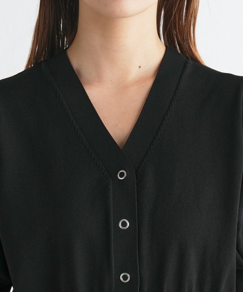 COLONY 2139（コロニートゥーワンスリーナイン）の「エステルヤーンコルセットカーディガン（カーディガン/ボレロ・レディース・アイボリー/ブラック/ライム・FREE）」の13枚目の写真