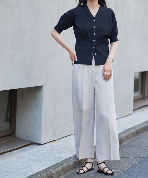 COLONY 2139（コロニートゥーワンスリーナイン）の「エステルヤーンコルセットカーディガン（カーディガン/ボレロ・レディース・アイボリー/ブラック/ライム・FREE）」の9枚目の写真