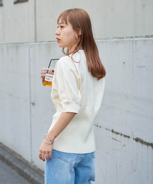 COLONY 2139（コロニートゥーワンスリーナイン）の「エステルヤーンコルセットカーディガン（カーディガン/ボレロ・レディース・アイボリー/ブラック/ライム・FREE）」の18枚目の写真