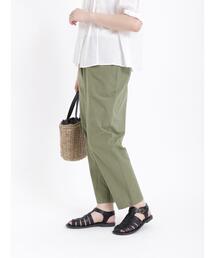 Samansa Mos2 | 【クールコットン】柄アソートテーパードパンツ(その他パンツ)